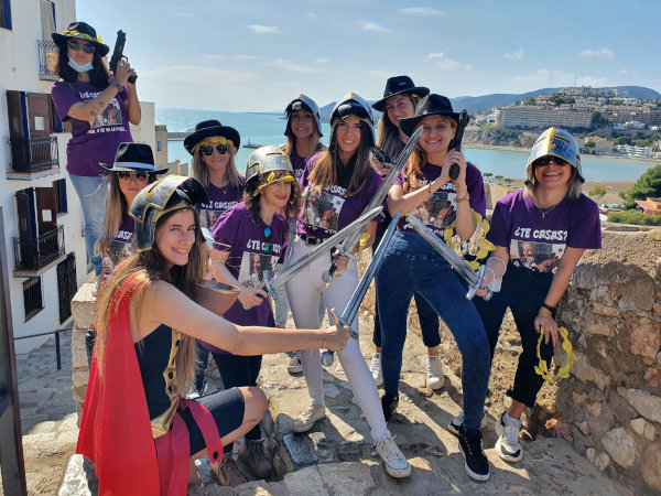 despedida de soltero y de soltera en Peñíscola en nuestro escape room exterior